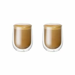 Baccarat Barista Cafe Double Wall Glass 250ml Set Of 2