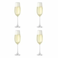 Alex Liddy Vina 4 Piece Wine Flute Set 180ml