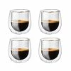 Baccarat Barista Cafe Double Wall Espresso Glass 90ml Set Of 4