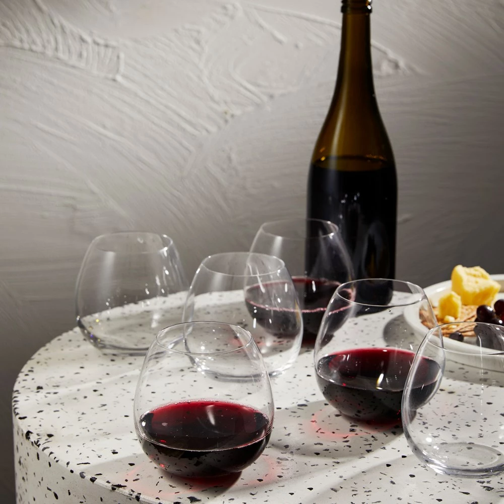 Alex Liddy Grand Cru 6 Piece Stemless Red Wine Glass Set 470ml - Image 3
