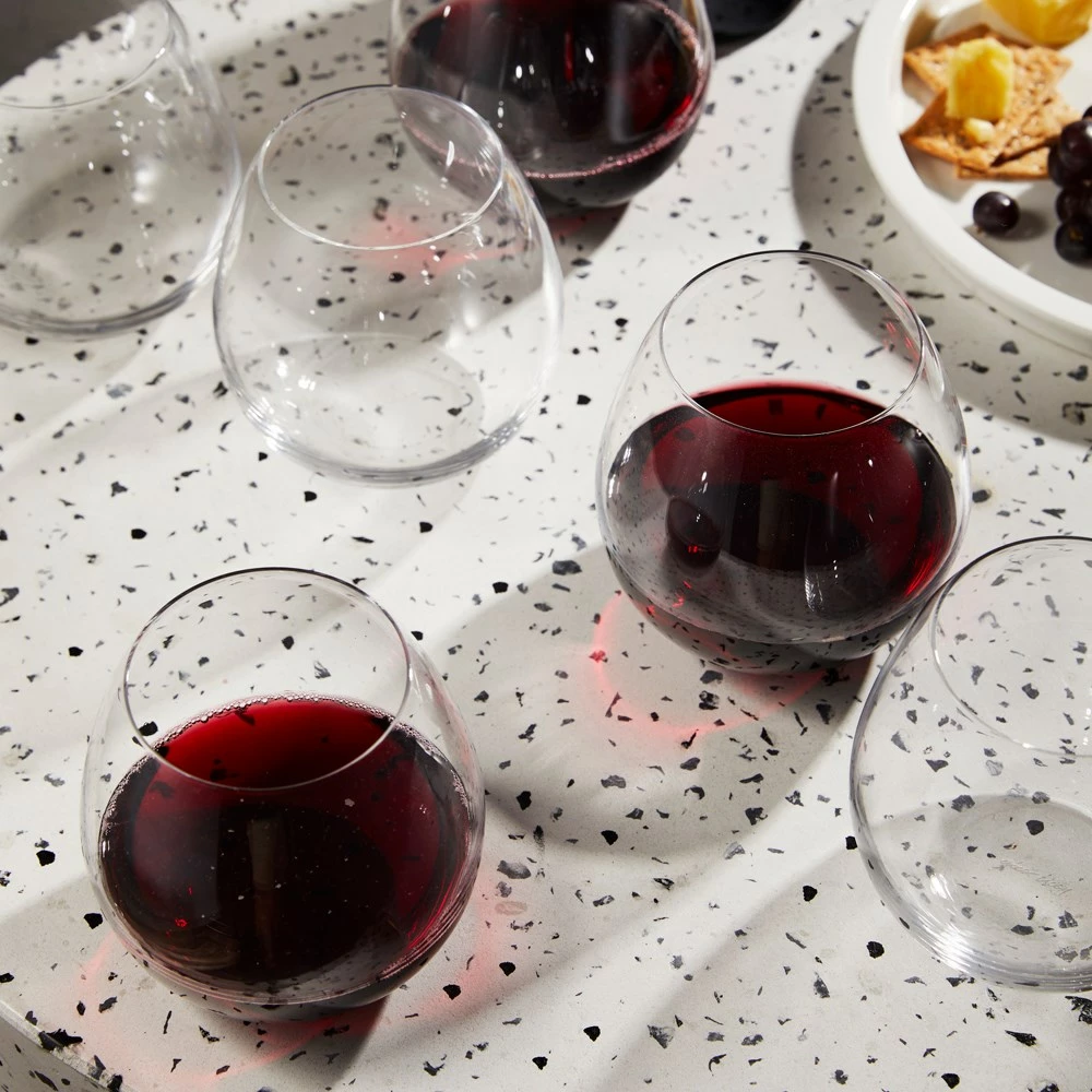 Alex Liddy Grand Cru 6 Piece Stemless Red Wine Glass Set 470ml - Image 5