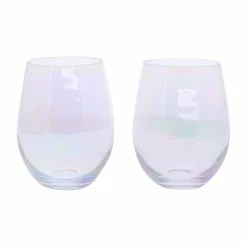 Jewelchic III Set Of 2 Stemless Glasses 500ml