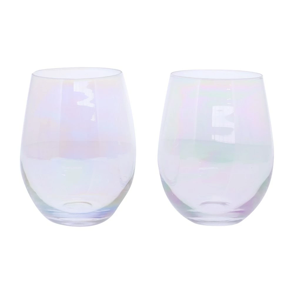 Jewelchic III Set Of 2 Stemless Glasses 500ml