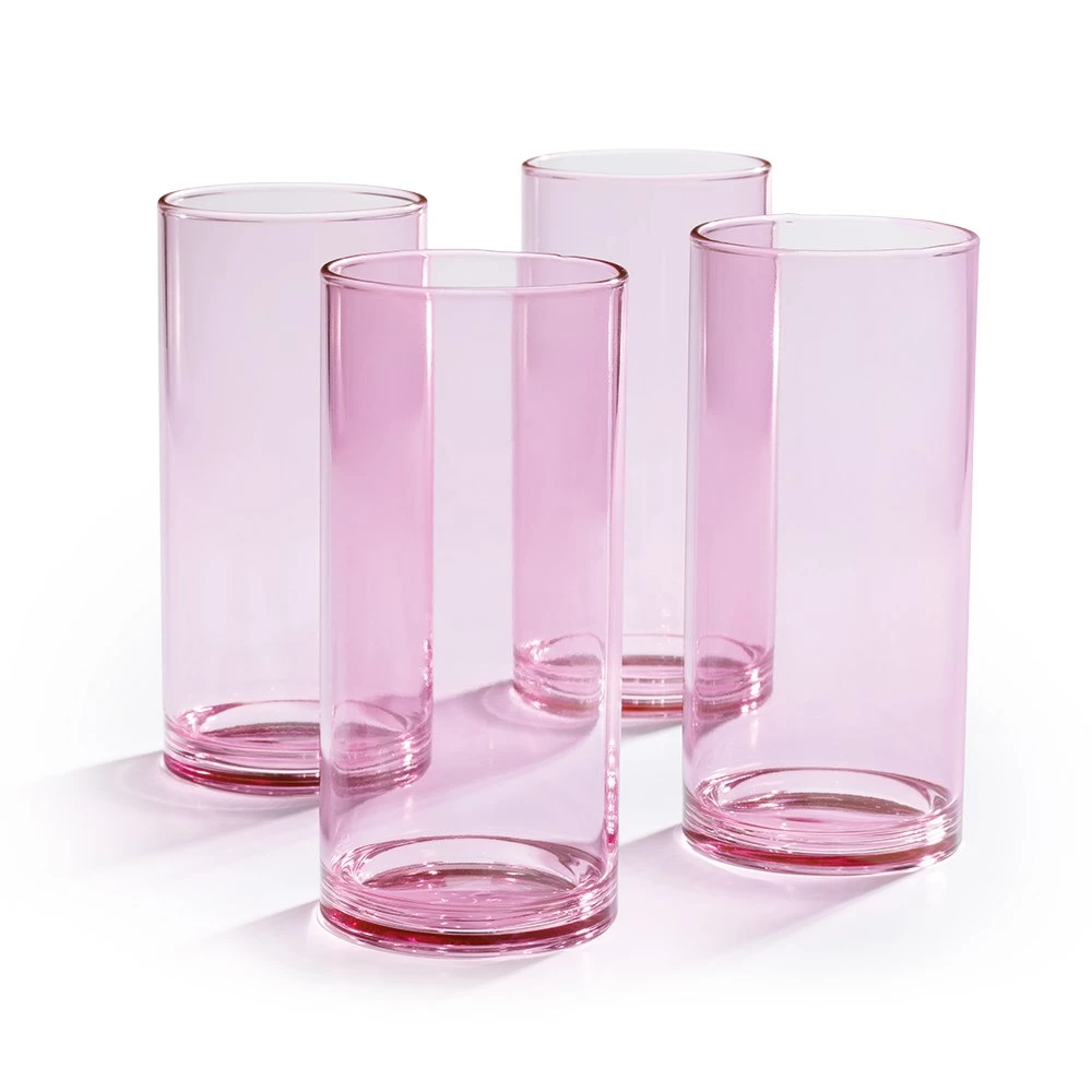 Alex Liddy Mode 4 Piece Highball Glass Set 450ml Purple - Image 2