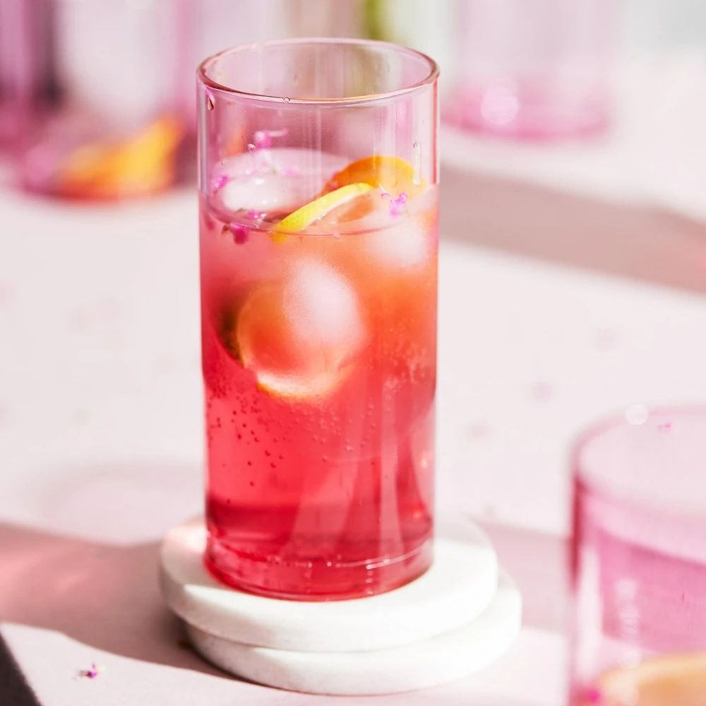 Alex Liddy Mode 4 Piece Highball Glass Set 450ml Purple - Image 4