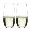 Riedel O Series Crystal Glass 2-Piece Champagne Glass Set 264ml
