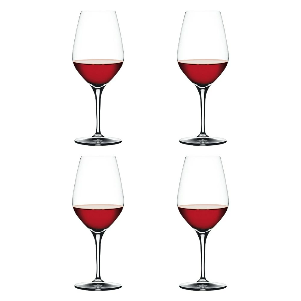 Spiegelau Authentis 4 Piece Crystal Red Wine Glass Set 480ml