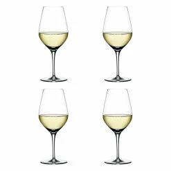 Spiegelau Authentis 4 Piece Crystal White Wine Glass Set 420ml