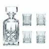 Nachtmann 5-Piece Crystal Highland Whisky Decanter & Tumbler Set 750ml/345ml